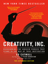 Cover image for Creativity, Inc. (The Expanded Edition)